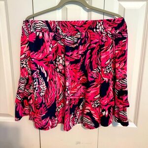 Lilly Pulitzer Off Shoulder Tobyn blouse size xs